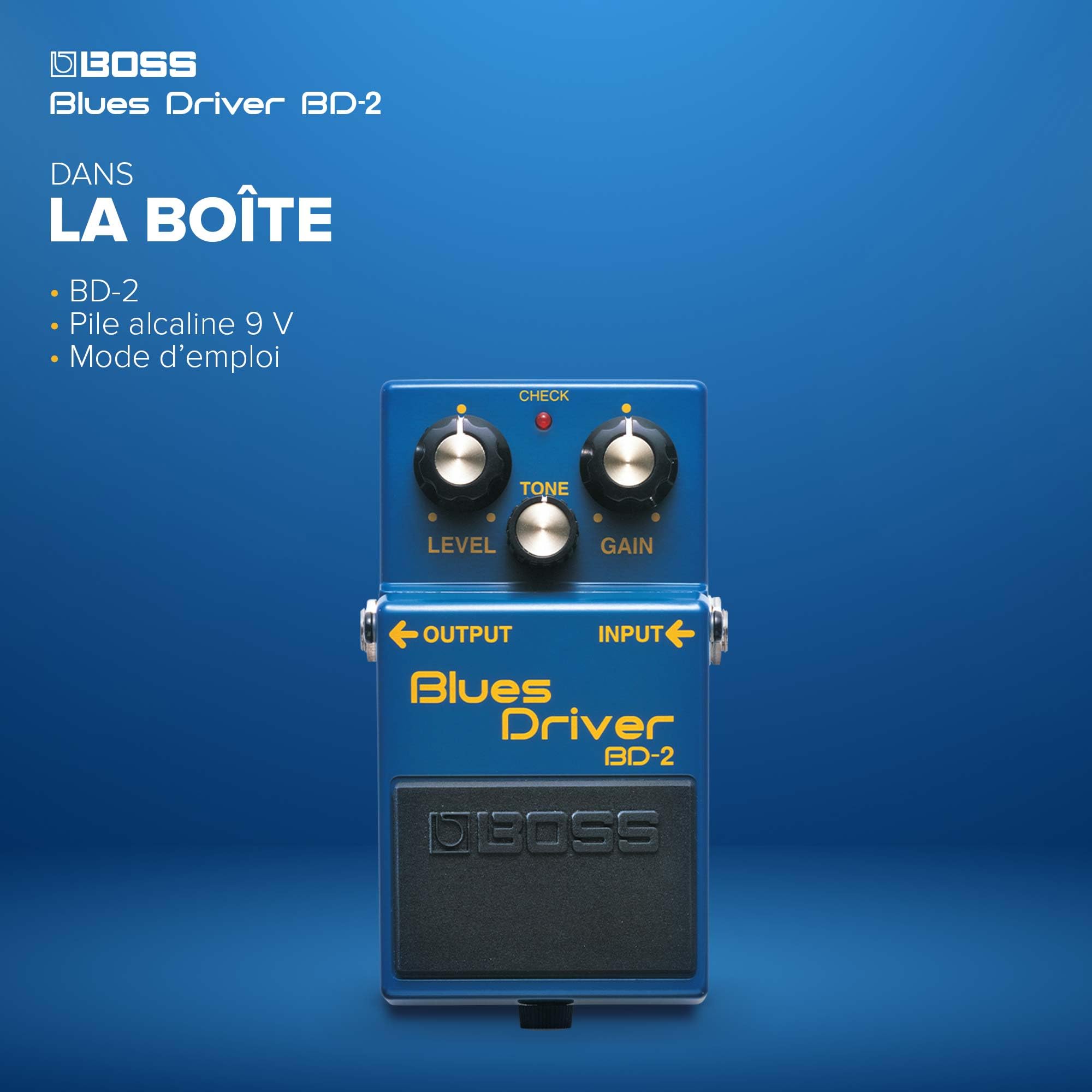 BOSS BD-2 Blues Driver | Pédale d'overdrive compacte | Sons