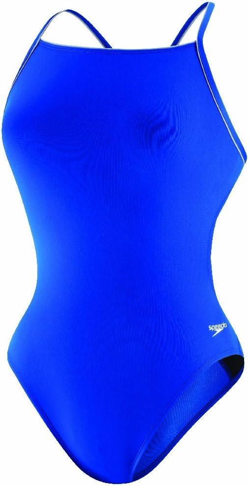 Speedo Women's Solid Endurance Thin Strap Swimsuit