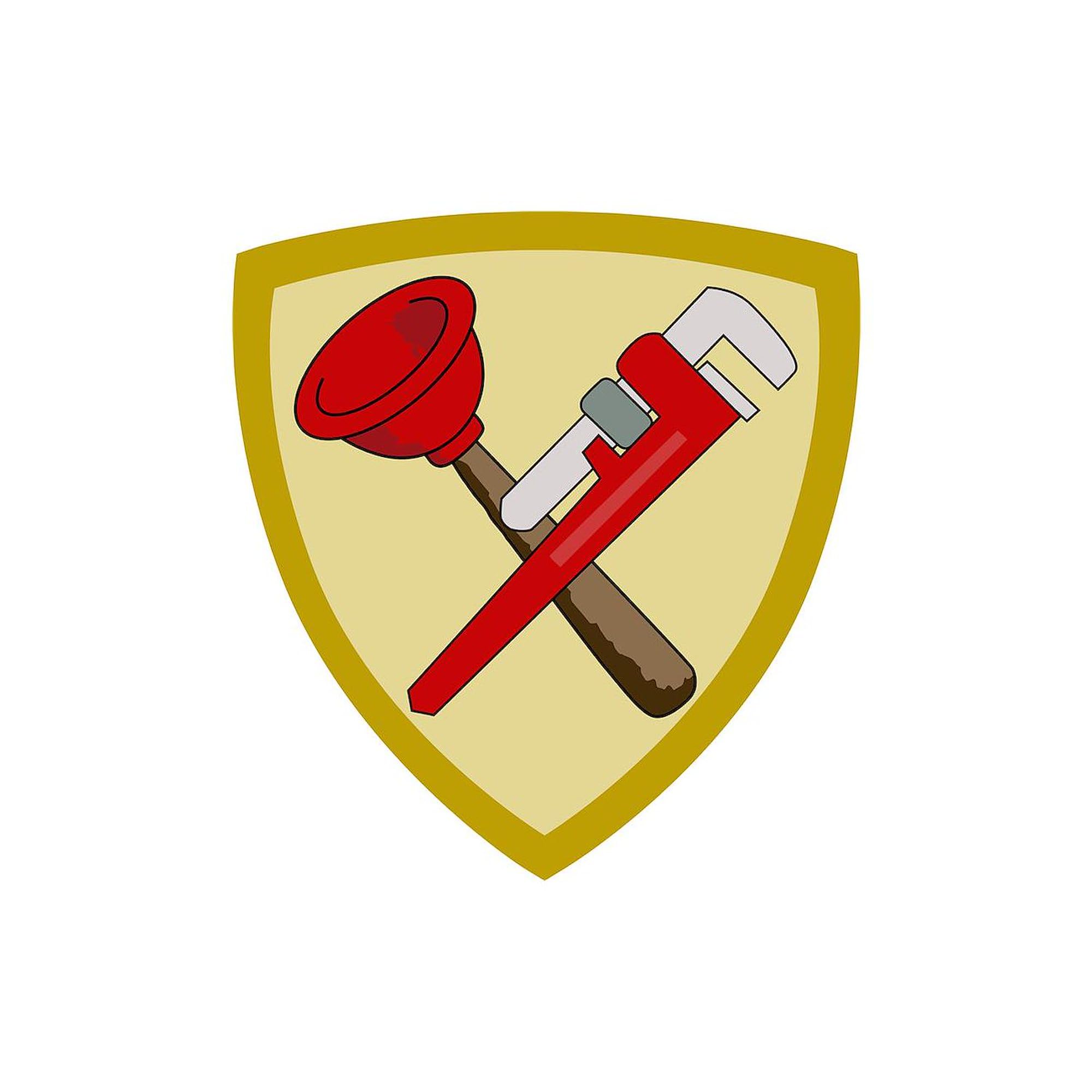 CafePress Plumbers Shield Patch, 4