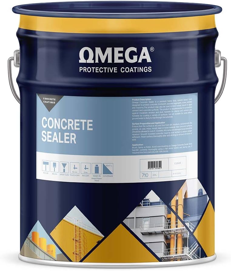 OMEGA Clear Concrete Sealer Automotive