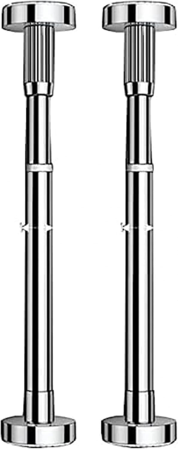 AZIEBAY 家具転倒防止突っ張り棒 伸縮ジャッキ式 耐圧200kg| 冷蔵庫・食器棚・本棚対応| 穴あけ不要 簡単設置 防災・地 2本セット家具転倒防止伸縮棒  転倒防止用 つっぱり棒 パイプ径32mm転倒防止 突っ張り棒 地震 耐震対策 つっぱりポール 強力 地 AZIEBAY 家具転倒防止 ... 2本セット ステンレス製家具転倒防止つっぱり棒 ジャッキ式伸縮ポール 耐震支え棒 本棚・冷蔵庫・キャビネット対応 天井設置可 保護パ