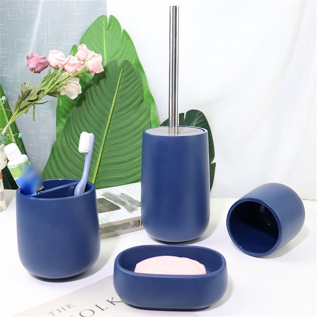 Toiletries Bath Set Bathroom 4-Piece Hotel Toiletries Set Resin Bathroom Set