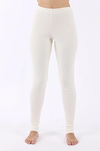 Miniatura 2 de Cottonique Leggings térmicos hipoalergénicos para mujer, hechos de 100% algodón orgánico