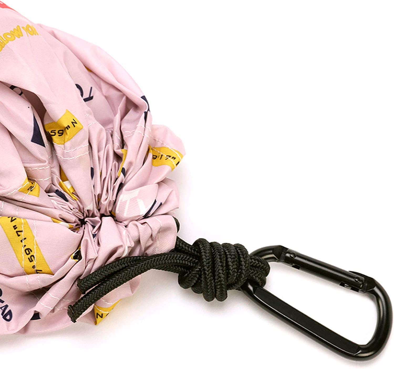 Hamak Ultralekki, Hammock Przenośny druk hamakowy Wiszące krzesło Regulowane haczyki Łatwe do przechowywania na dziedzińcu ogrodowym Balkon Camping Travel na Kemping, na Zewnątrz(Pink)