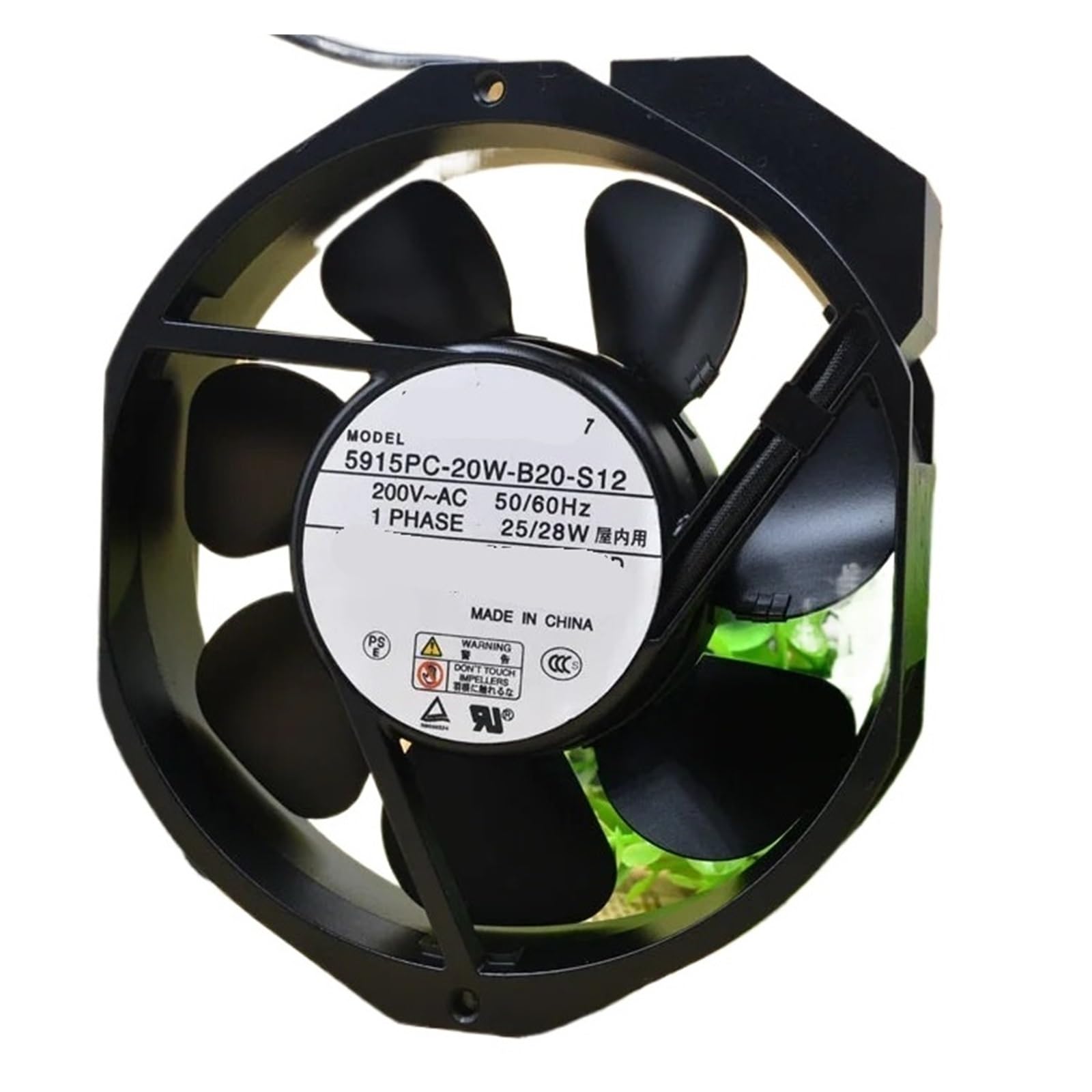 ELZNSQQK 5915PC-20W-B20-S12 200V 17238 172 * 38 mm cooling fan