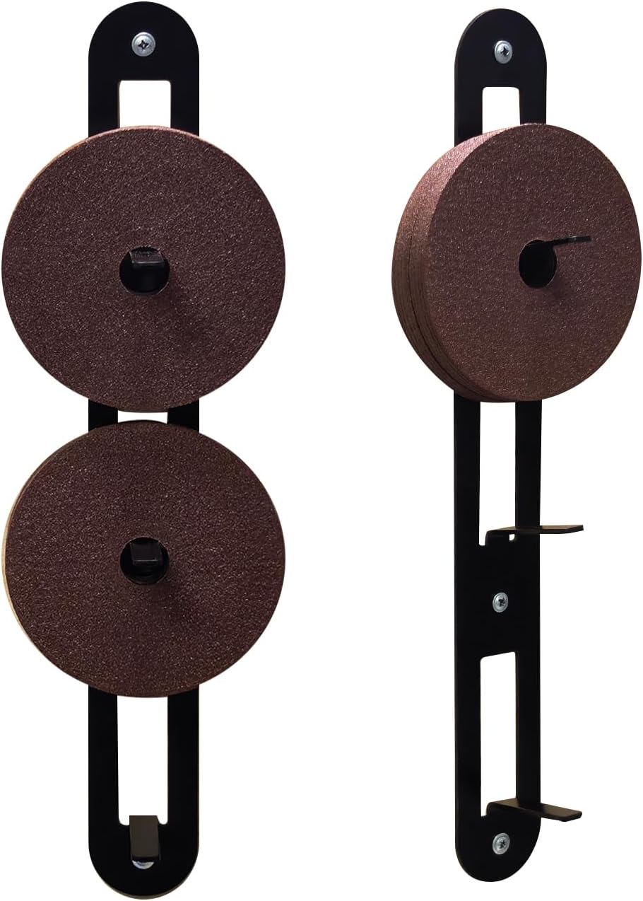 2PCS Grinding Disc Rack,Angle Grinder Cutting Disc Hook Wall Mount Workshop Tool Organization Garage Grinder Disc Storage Holder