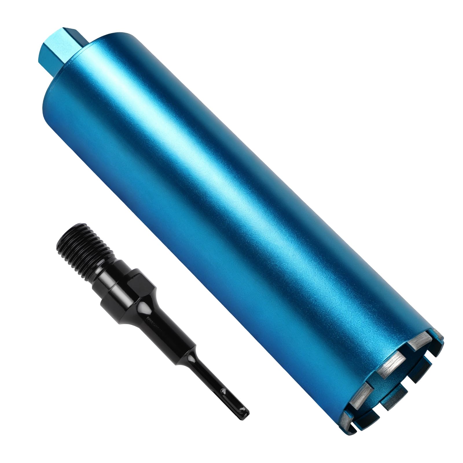 CPROSP Corona de Diamante para Hormigon Ø 110 mm con Adaptador SDS PLUS | Especificaciones: Corona de Diamante para Hormigon Ø 110 mm con Adaptador SDS PLUS