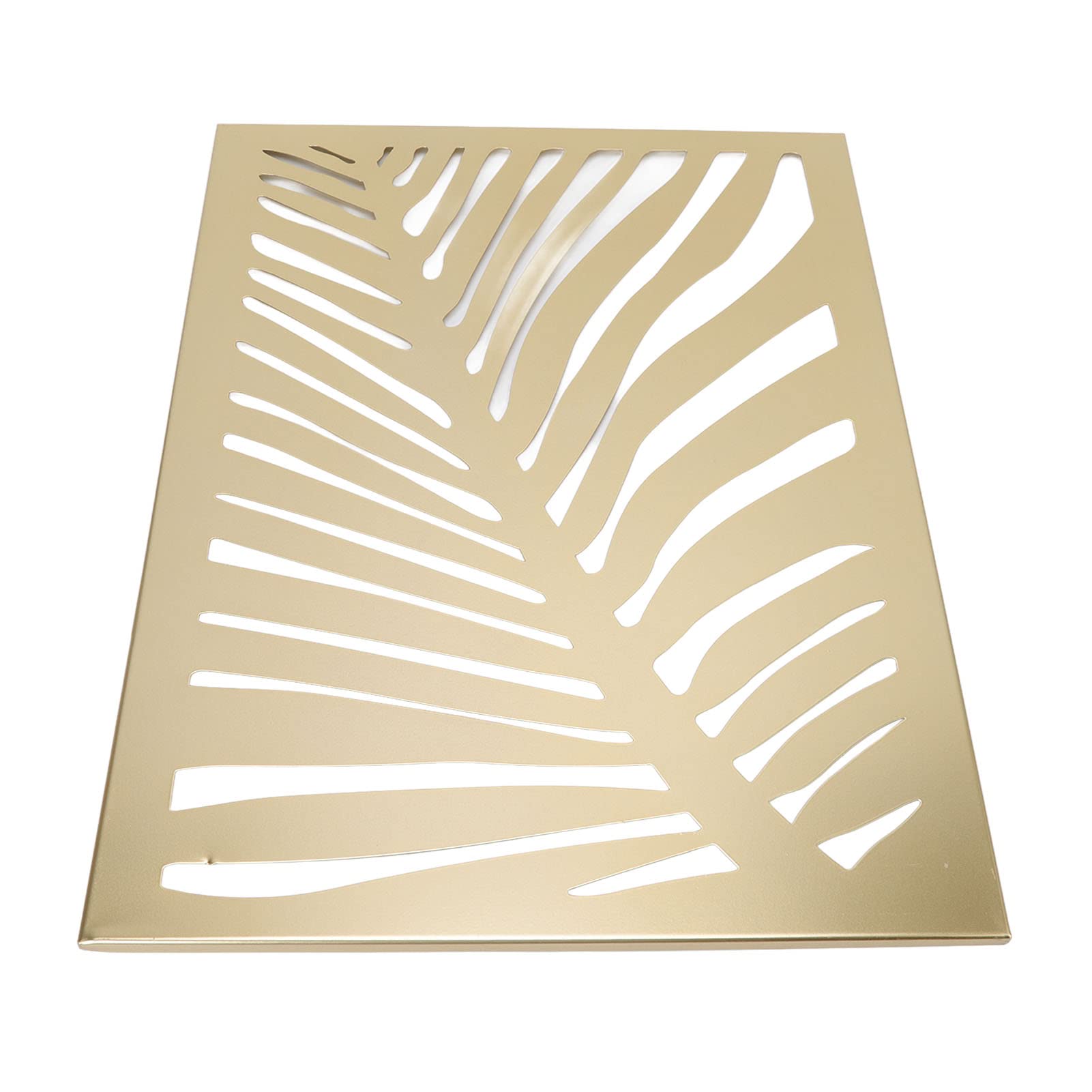 Jeanoko Décoration murale en métal en forme de feuille de palmier, design unique pour café