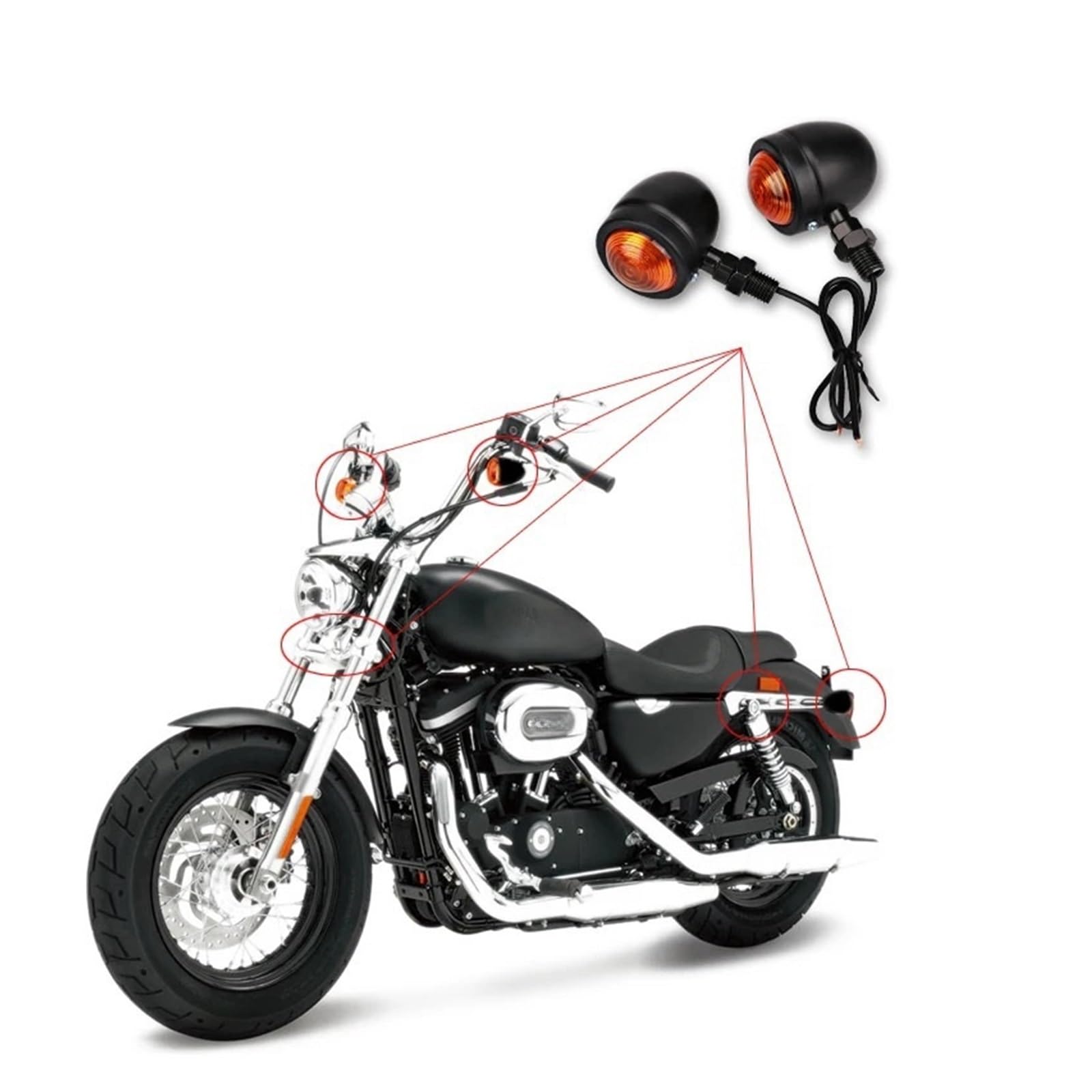 Indicatore di direzione per moto Indicatoris Motos