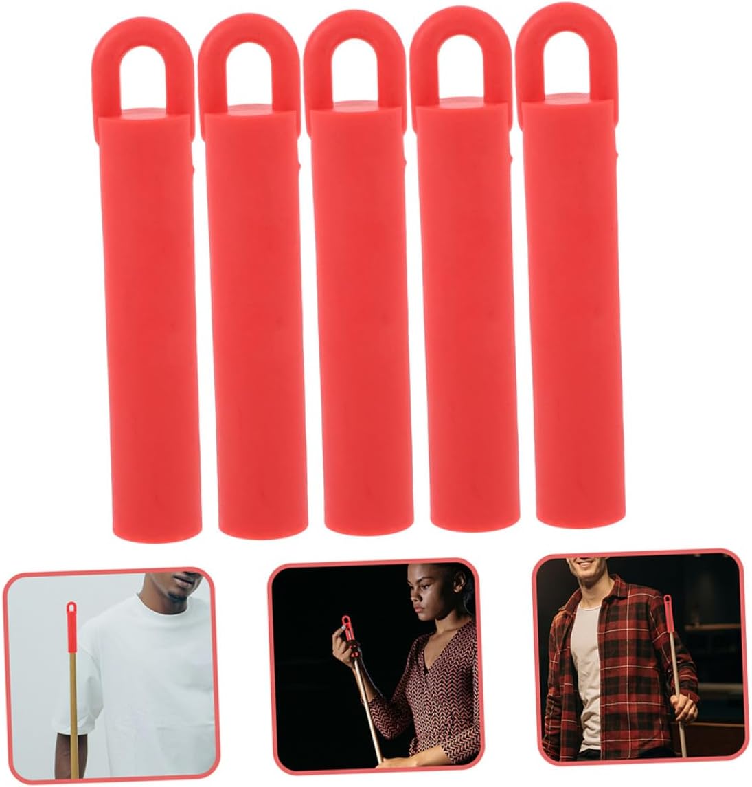10pcs Pool Cue Rack Holder Clips Silicone Billiard Cue Organizer Wall Mount Stick Storage Bracket for Pool Table Accessories