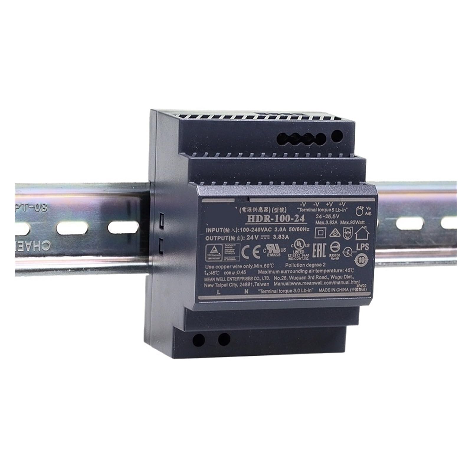 SWEWDSQG HDR-100-12V/15V/24V/48V Rail type 100W DC switching power supply HDR-100-12 HDR-100-15 HDR-100-24(HDR-100-24 24V)