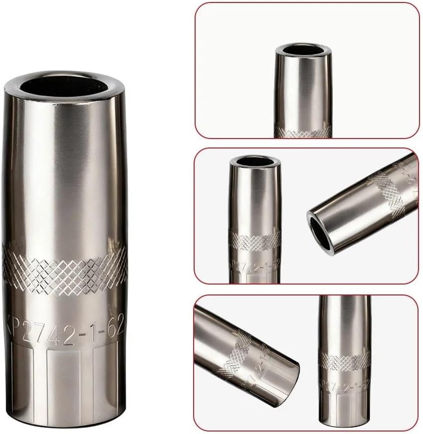 5-PK MIG Gun Nozzle KP2742-1-62R 5/8" ID fits Lincoln Magnum PRO 250L 300L 250A / 350A guns part
