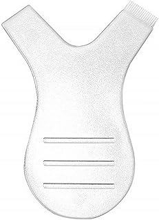 JZK 40 x Plastic transparent Y comb for lash lift, Y shape comb for brow lamination, tool for brow lamination/eye lash lifting, eyelash lift brush, eye lash lift kit tool