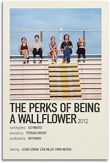 The Perks of Being A WallFlower Poster Popular Canvas Posters Aesthetic Prints Wall Art Decor Room Decorate Gift 12x18inch(30x45cm) Unframe-style