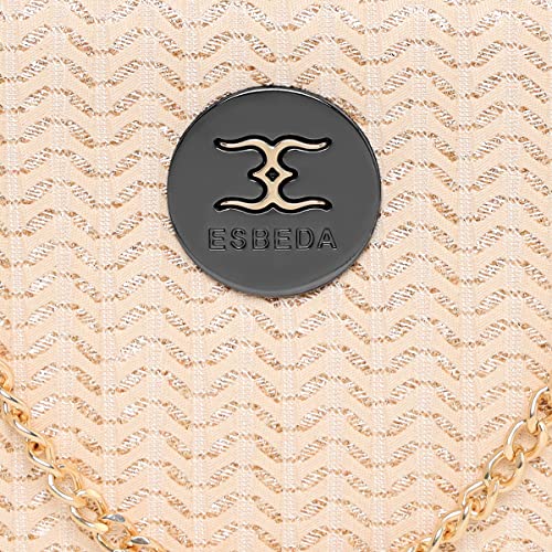 Image of ESBEDA Glitter Shine Oval shape Clutch Solid Pattern For Women | Gift For Women