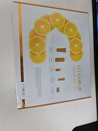 Miniatura 8 de Set de cuidado de la piel con vitamina C, regalos de cuidado de la piel para mujeres adolescentes, juego de regalo para el cuidado de la piel de día