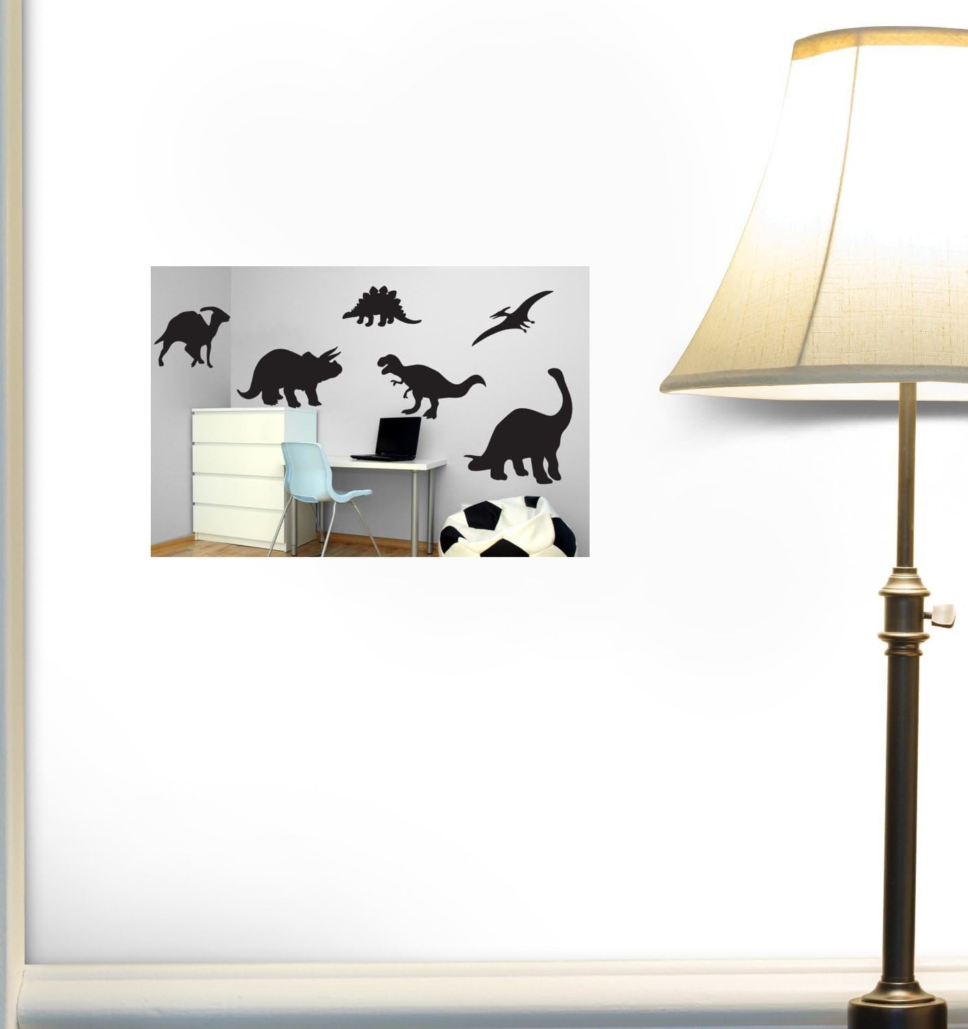 Wallmonkeys GEN-15524-48 Wall Decal Sticker Set, 48&quotW x 32&Quoth-x Large, Black
