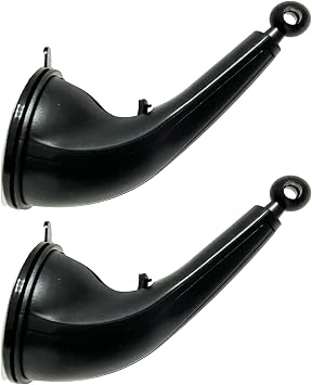 2 Pack Window Mount Hook, Bird Feeder Hanger With Strong Self-Adhesive Suction Cups, Bracket for Hummingbird Feeders, Wind Chimes & Plants