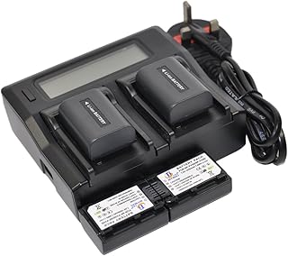 4X NP-FV50 Battery+Charger AC Dual LCD for Sony NPFV50 NP-FV100 NP-FV30 NP-FV70 DCR-DVD105E DVD106E DVD108E DVD109E DVD110E DVD115E DVD150 DVD150E DVD202E DVD203E DVD205E DVD304E DVD305E DVD306E 1A