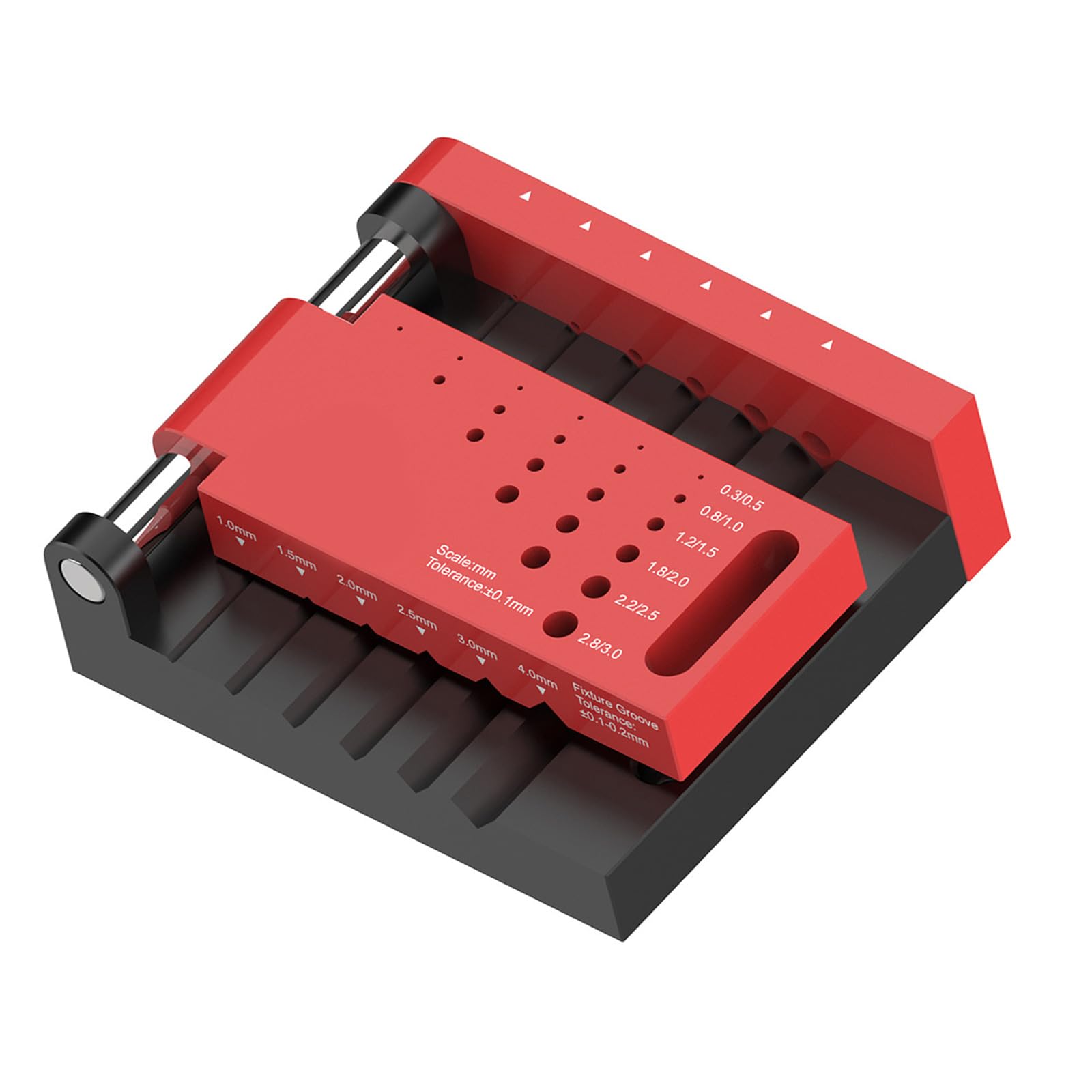 Piceioep Small Lightweight Drilling Borehole Positioner Locator For Wooden Dowels Sticks And Various Workpieces For Enthusiasts Drill Guide