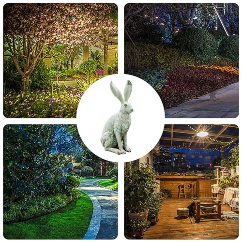 Décoration d'intérieur en résine de lapin pour salon et table basse