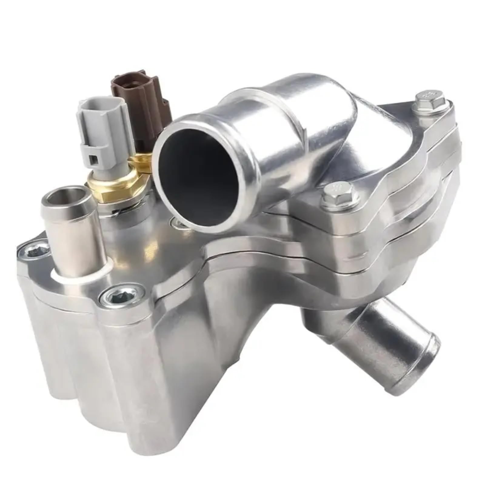 Axcdevfc One Color Coolant Thermostat Engine Coolant Thermostat Housing Assembly Replacement Unit Kit 4L5e8594aa Compatible With For Explorer 2001 For Ranger 2001-2011
