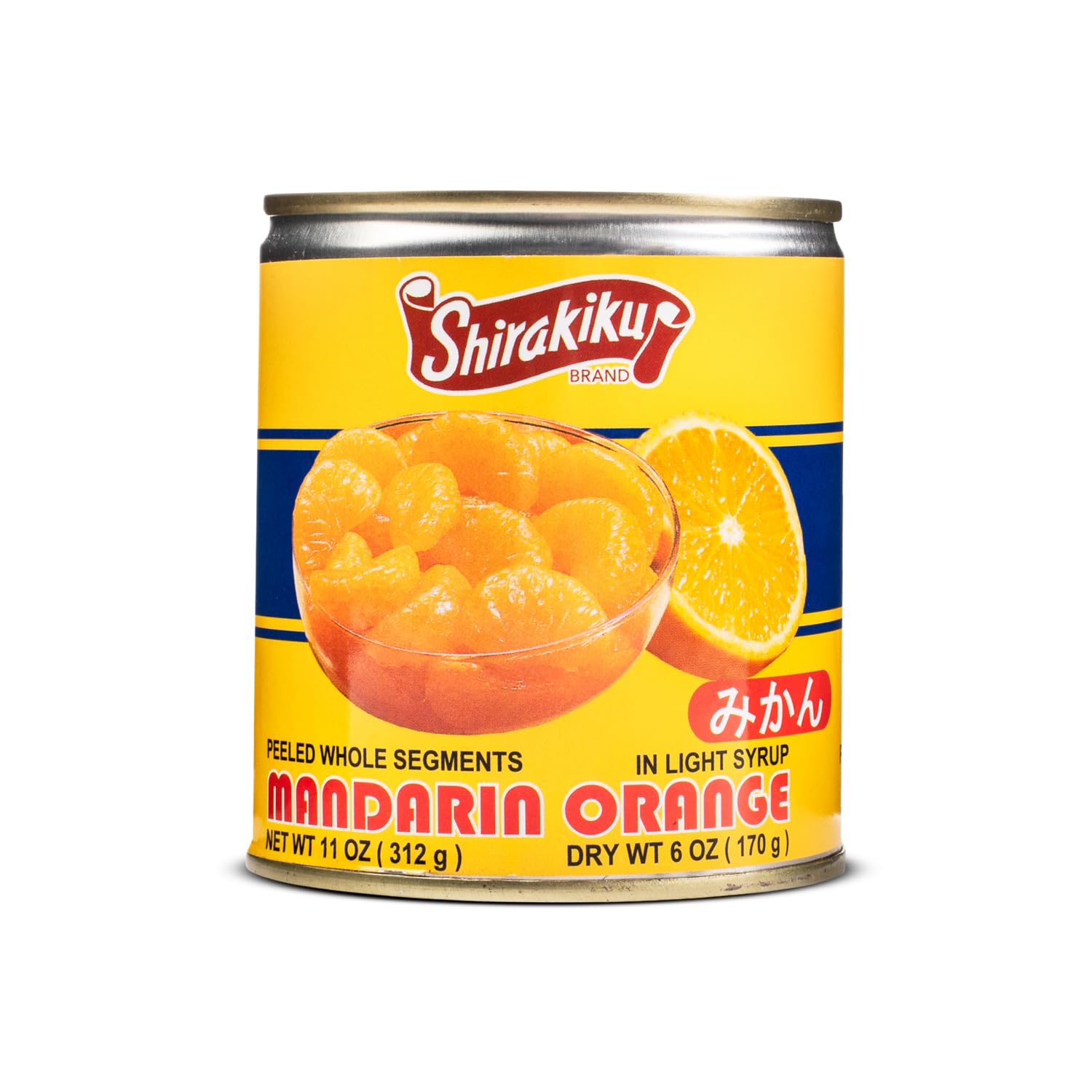 Shirakiku Mandarin Orange 11 ounce Can (Pack of 8)