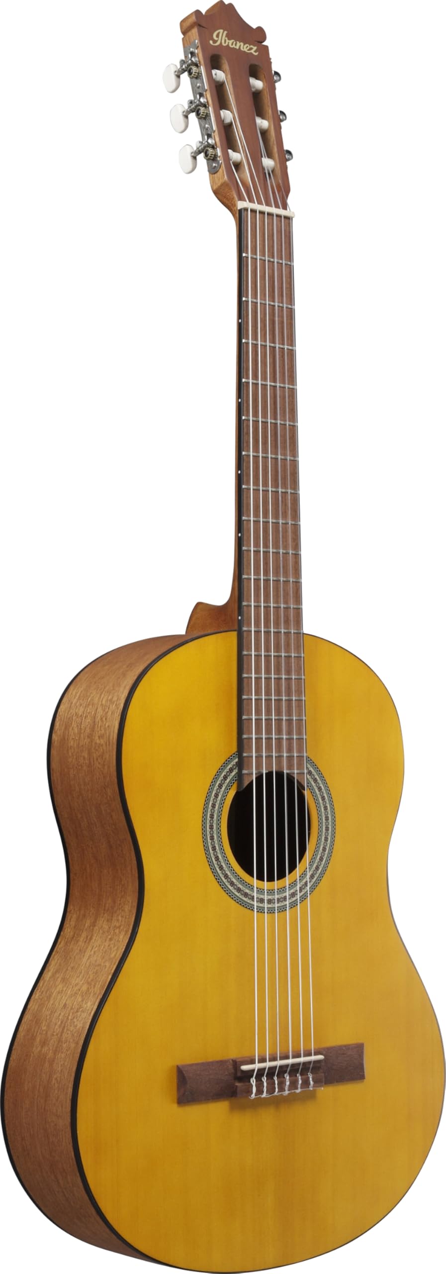 Amazon.com: Ibanez Guitarra de cuerda de nailon GA3, ámbar de poro