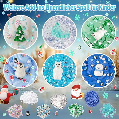 Fluffy Slime Set LAWOHO 6er-Pack mit verschiedenen Schleimtexturen
