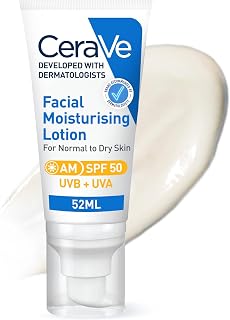CeraVe AM Facial Moisturising Lotion Normal To Dry Skin 52ml With UV Pro...