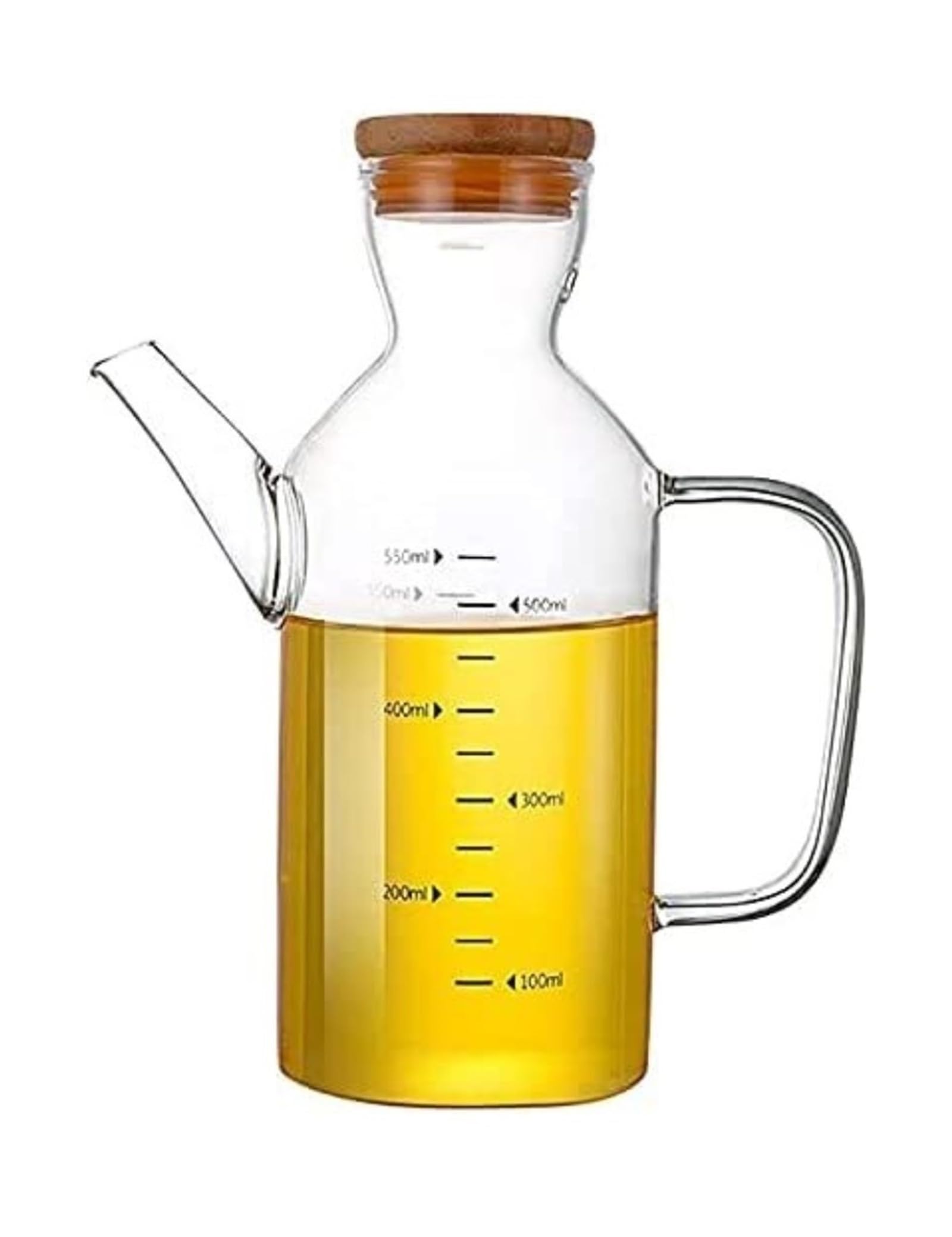 Distributore di Olio e aceto, ampolla per Olio e aceto, distributore di Olio e aceto in Vetro di qualità Superiore, Moderno distributore di Olio d'oliva per la Cucina