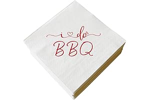 I Do BBQ Party Premium Beverage Napkins