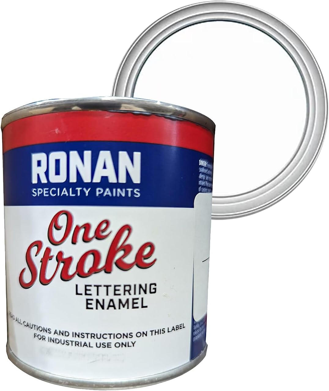 Ronan One-Stroke Lettering Enamel (Scarlet Red, 1/2 Pint)