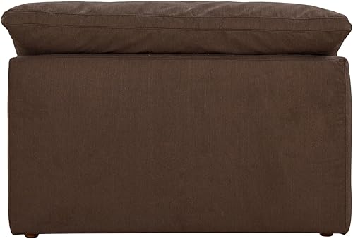 Miniatura 4 de Sunset Trading Contemporary Puff Collection - Silla cuadrada sin brazos de 44 pulgadas, sofá modular de rendimiento seccional, tela de rendimiento,