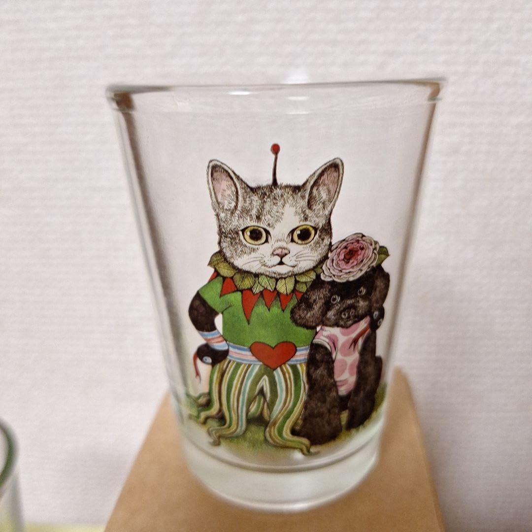 Amazon.co.jp: ヒグチユウコ グラス 台湾 4個セット 樋口裕子