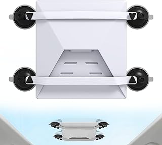 VOLTFLO Starlink Mini Mount for Car, Roof & Sunroof – Powerful Suction Cup Car Mount Kit for Stable 360° Signal on RVs, Trucks, Boats – Durable & Weather-Resistant（White）