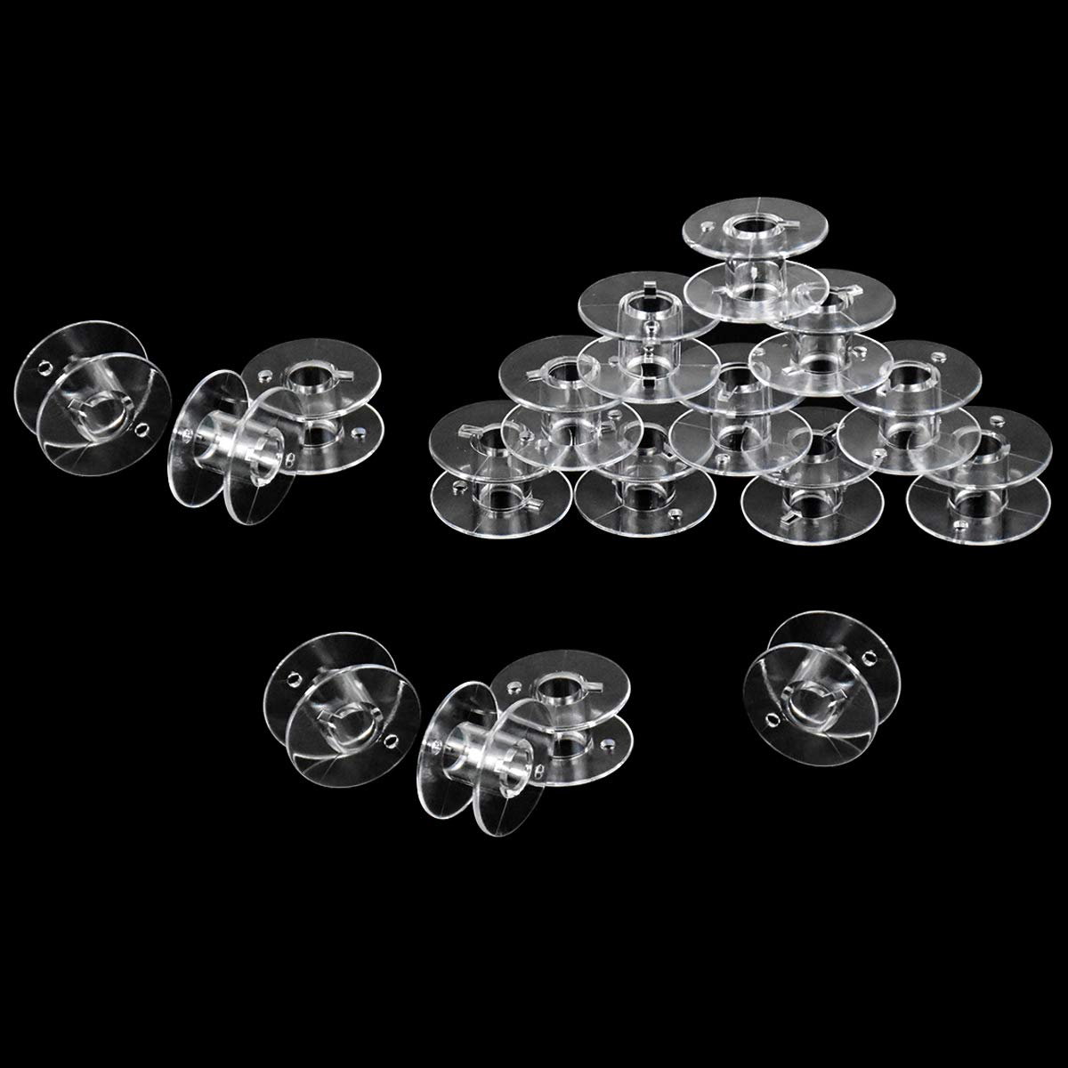 25 Rocchetti Per Macchina Da Cucire - Bobine Universali Con Scatola Trasparente - Foto 2