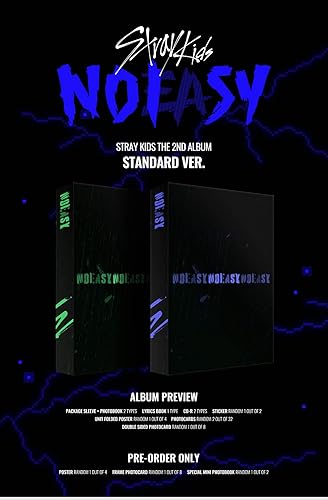 Miniatura 3 de JYP Ent. STRAY KIDS - NOEASY (Normal ver.) (Vol.2) Álbum+Juego de tarjetas de fotos extra (B ver.) (JYPK1271)