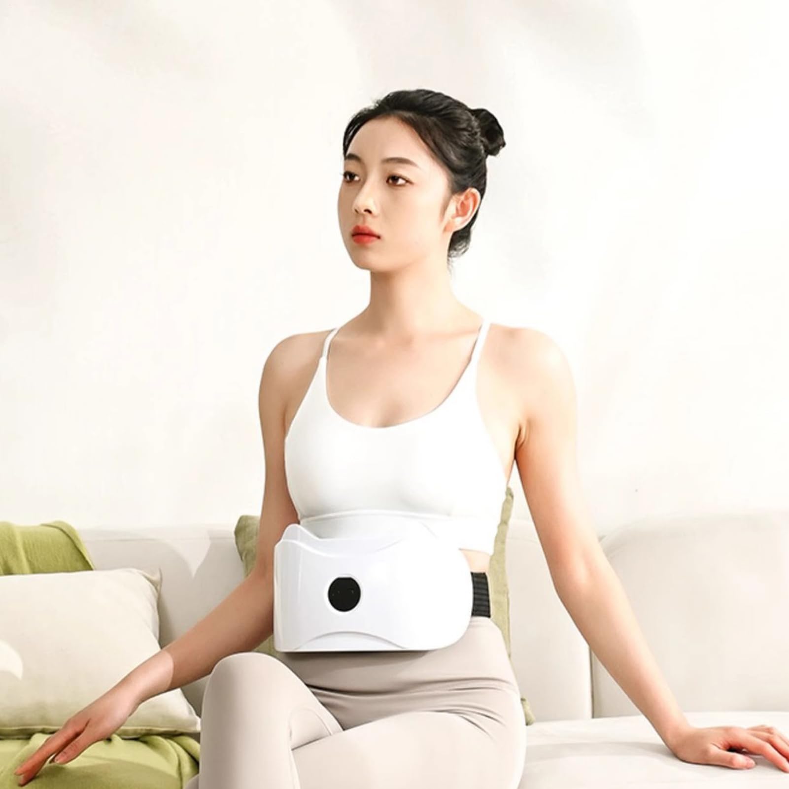 Elektrisches drahtloses Bauchmassagegerät - Bauch Cellulite Magenmassager für Fettverbrennung, Gewichtsverlust und Verdauung, Körperbildungsmaschine für Beinstolpe Taille Rücken