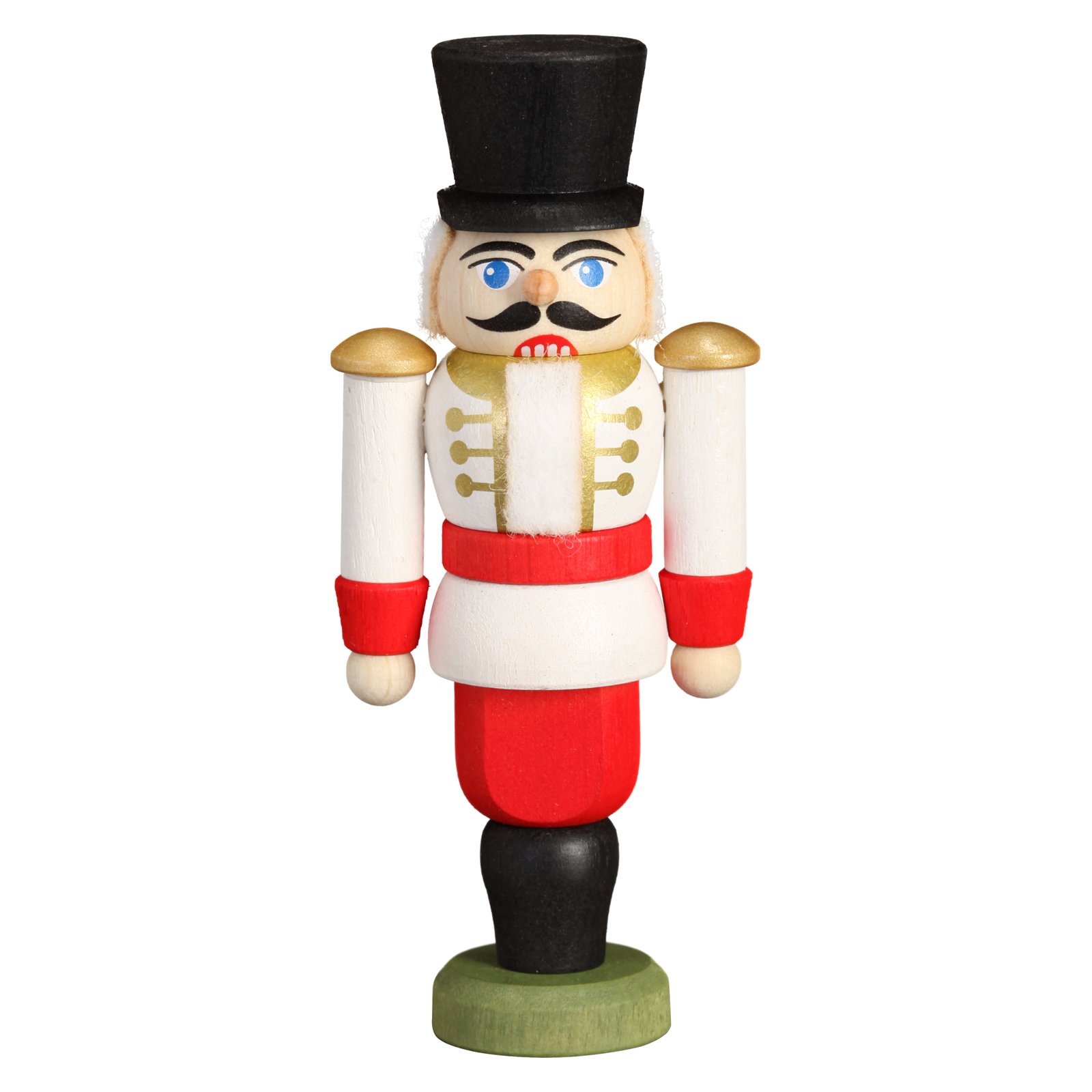 Tree Ornament - Nutcracker - Hussar White - 9 cm / 3.5 inch