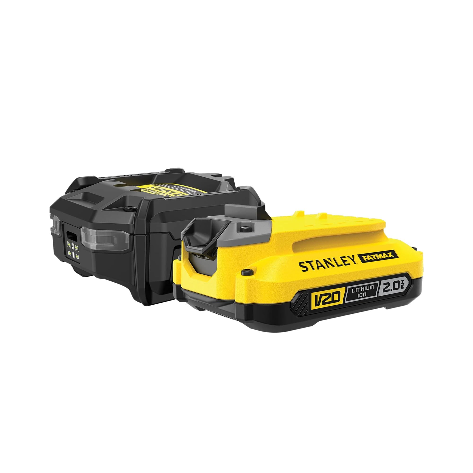 STANLEY FATMAX V20 2.0Ah e caricabatterie 1.25A, 18V, SFMCB10D1-QW