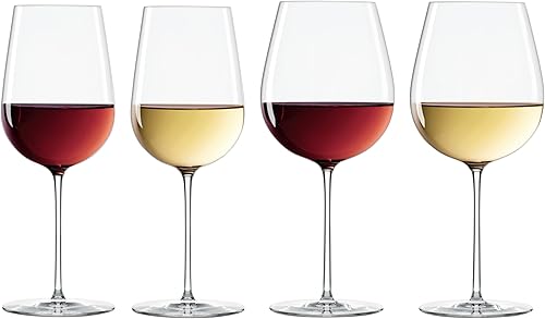 Miniatura 1 de Lenox Signature Series Warm & Cool Region Copas de vino, 1.76, transparente