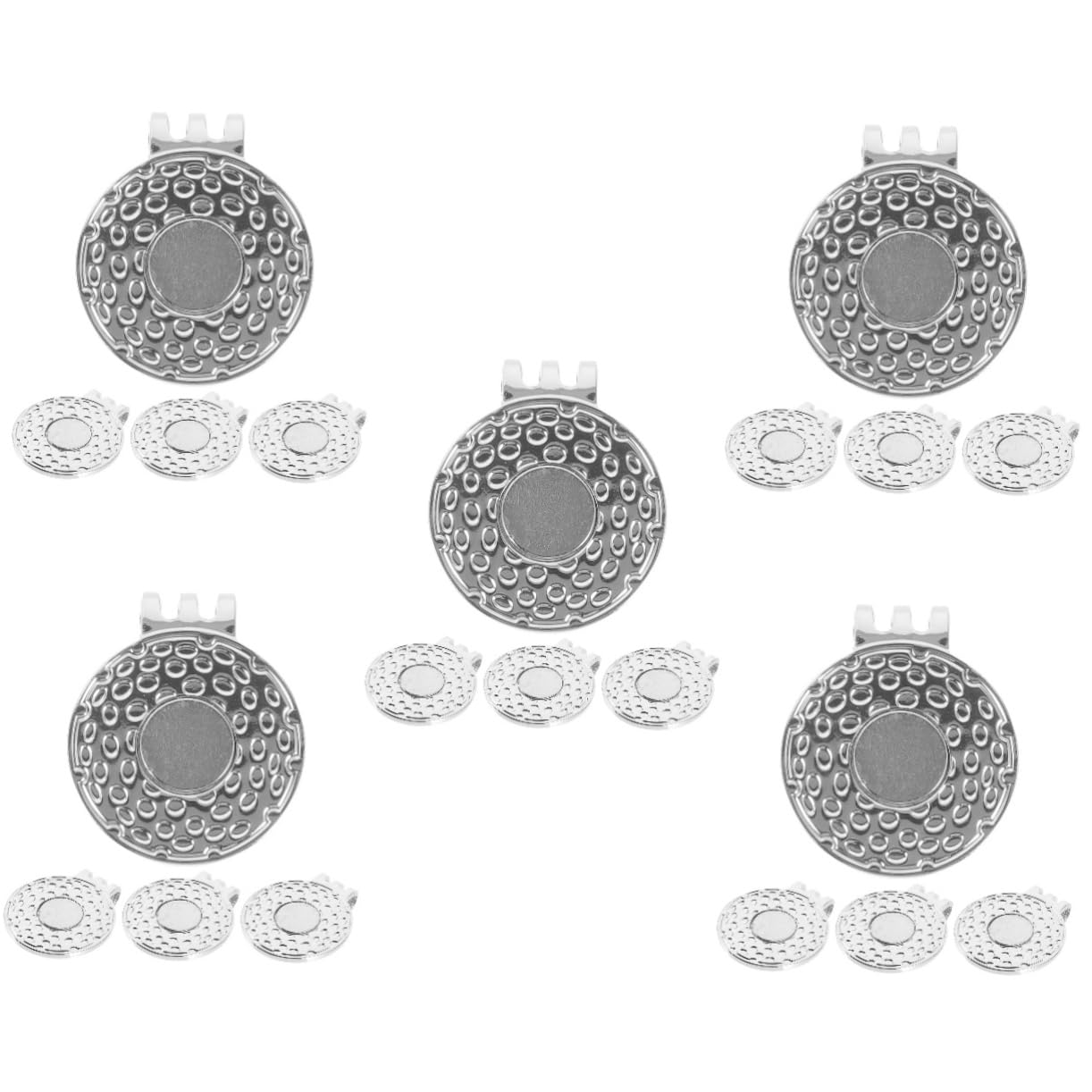 TOYANDONA Golf Marker Hutclip Metall Robuster Golfschläger Ballmarker Für Hüte Golfzubehör Zur Markierung Von Golfbällen Golfliebhaber Und Training
