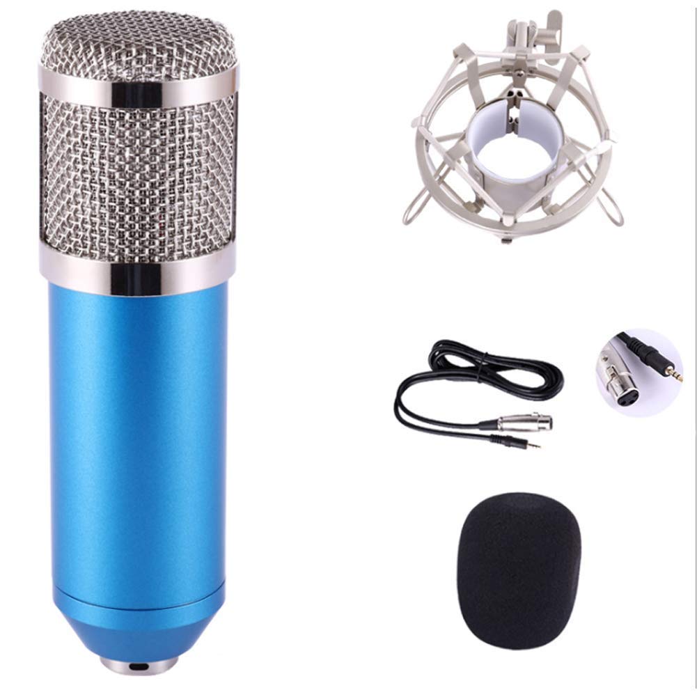 Carte Son en Direct Ensemble de Microphones Microphone à condensateur Ancre Microphone à condensateur pour Ordinateur