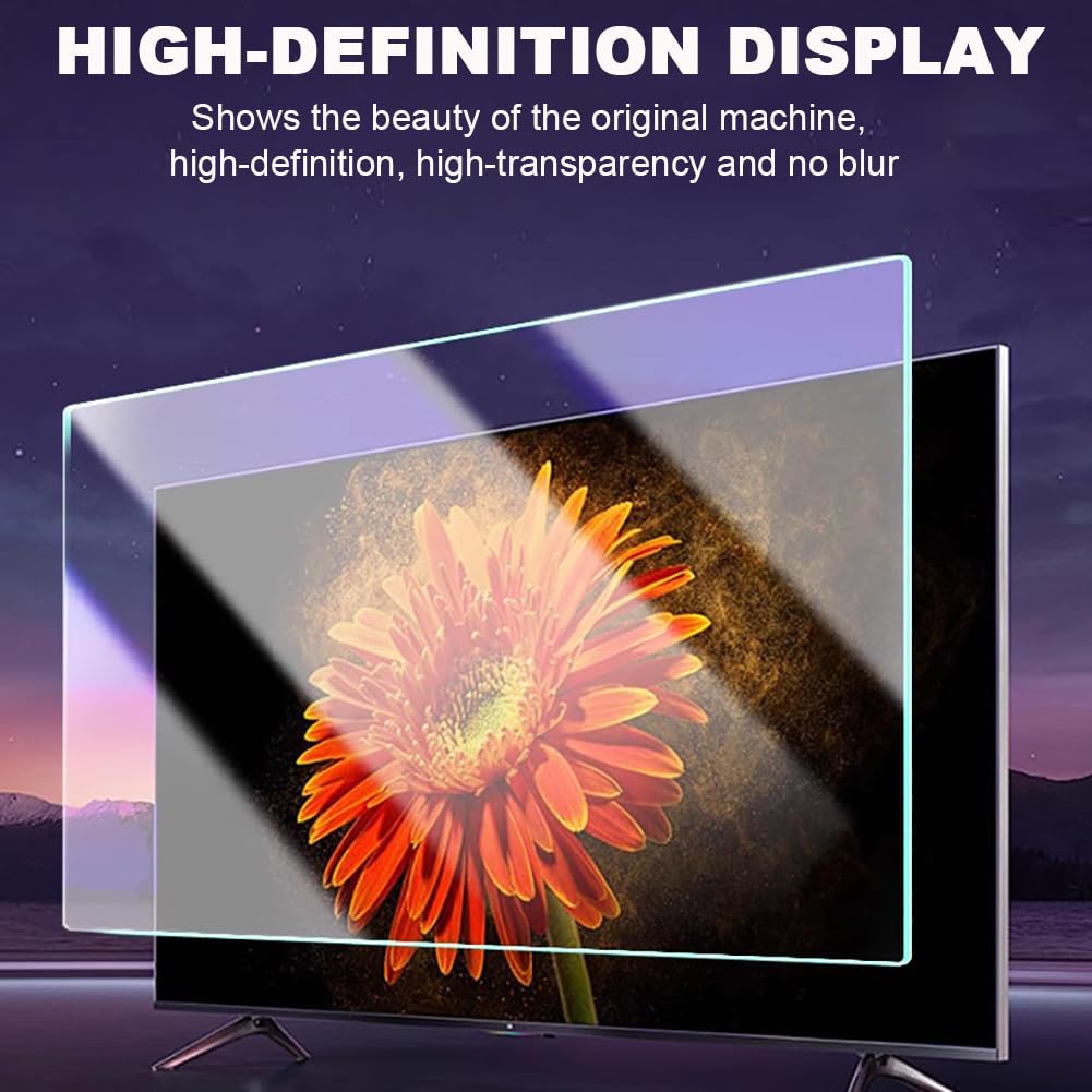 Moniteur LED LCD TV à film trempé givré ou