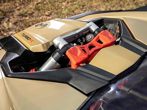 Miniatura 6 de SuperATV Billet Shock Tower Brace para 2017+ Can-Am Maverick X3 TurboMAXX RSX DSX MRX RC  Fortalece tu suspensión delantera  Se atornilla