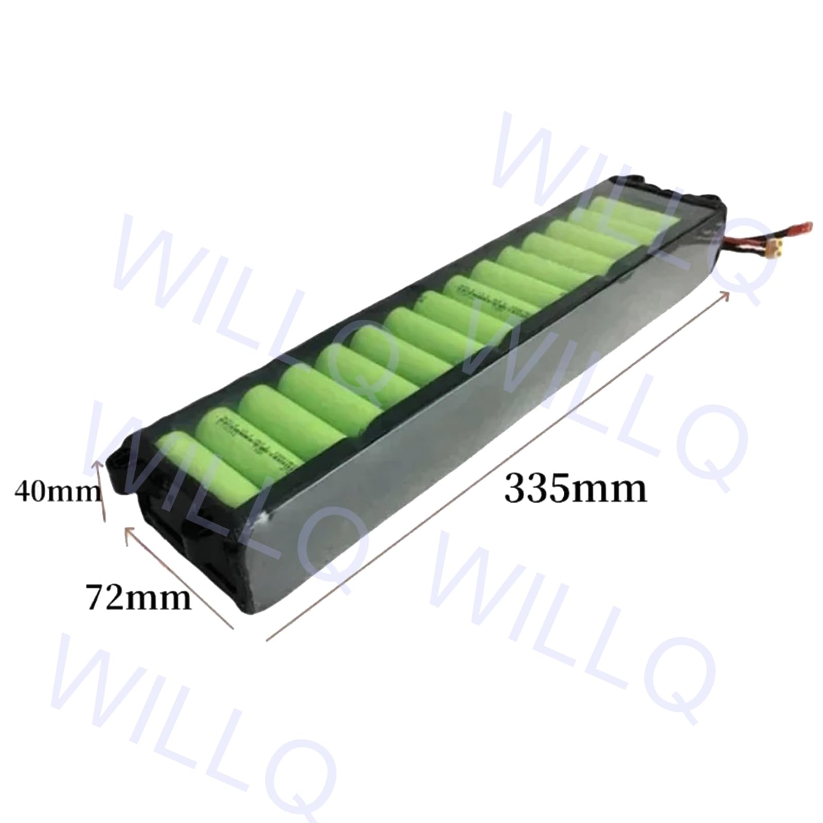 Batterie Lithium 10S3P 36V 6600mAh 7800mAh 9000mAh 10400mAh Batterie Remplacement pour Scooter électrique Compatible avec Les Moteurs 100W à 375W avec connecteurs JST et XT30