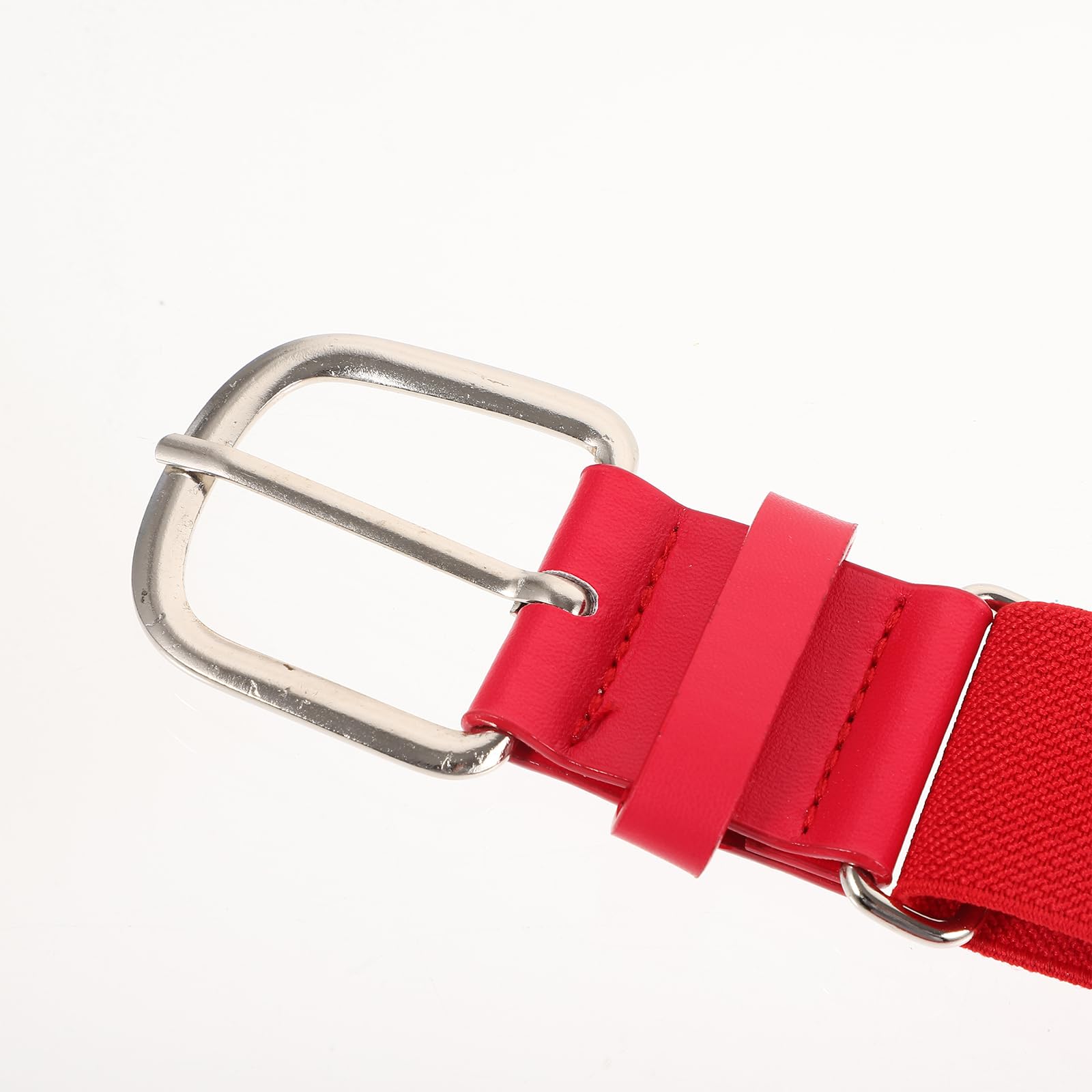 TENDYCOCO Cinturón Elástico Ajustable Para Béisbol Y Softbol Niños Jóvenes Cinturón Deportivo De Pu Rojo Para Jugadores De Béisbol