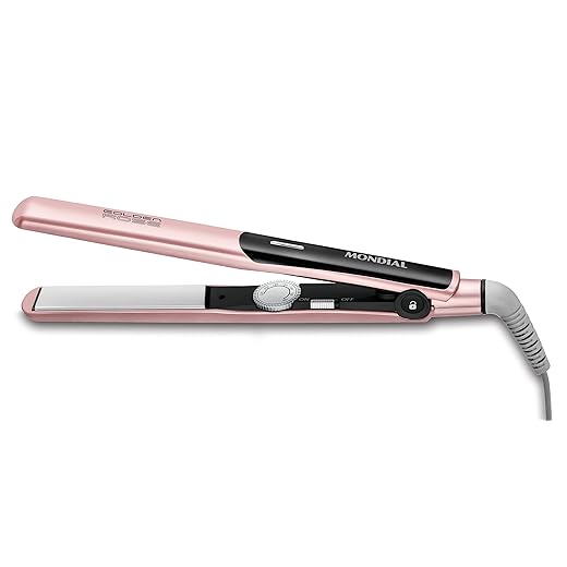 Prancha Alisadora, Mondial, Golden Rose/Preto, 45W, Bivolt - P-20