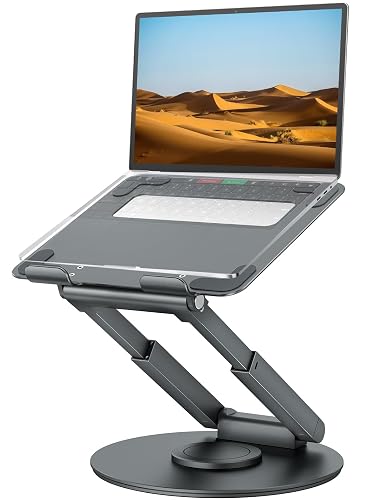 tounee Telescopic Laptop Stand with 360° Swivel Base